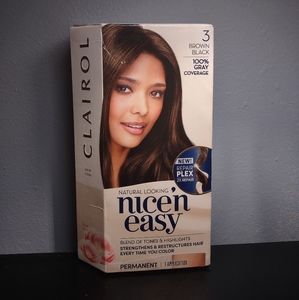 Clairol Nice'n Easy Permanent Brown Black